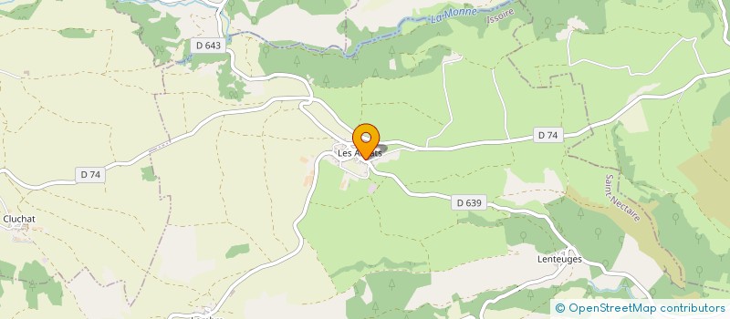 localisation de l'entreprise EARL COUGOUL à SAINT-NECTAIRE