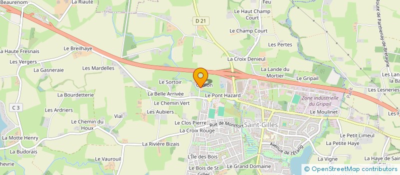 localisation de l'entreprise EARL COULON à SAINT-GILLES