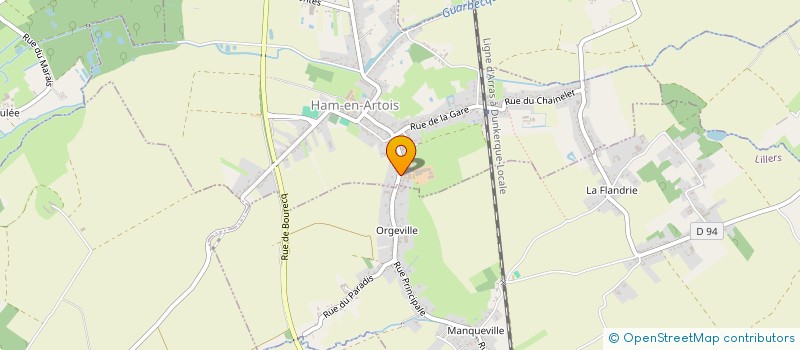 localisation de l'entreprise EARL COULON JEROME  HAM-EN-ARTOIS