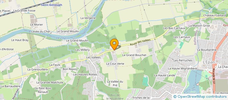 localisation de l'entreprise EARL COURATIN & FILS  BALLAN-MIRE