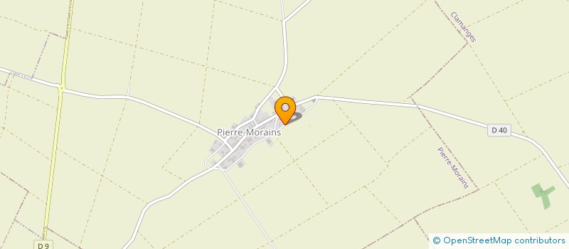 localisation de l'entreprise EARL COURBET  PIERRE-MORAINS