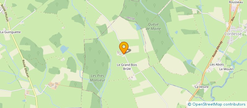 localisation de l'entreprise EARL COUREAULT YANN  DRACY-SAINT-LOUP