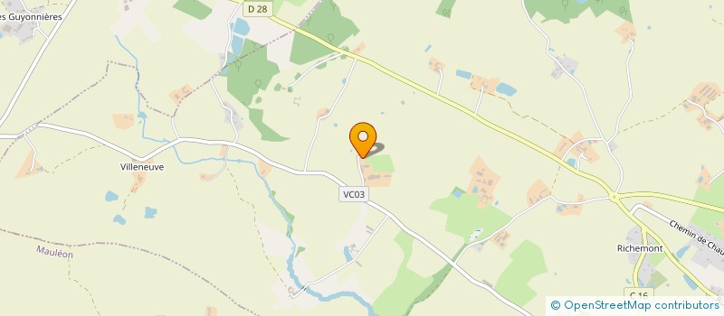 localisation de l'entreprise EARL COURILLEAU OLIVIER à NUEIL-LES-AUBIERS