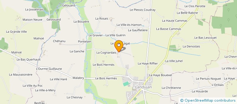 localisation de l'entreprise EARL COURTEL à LANDUJAN