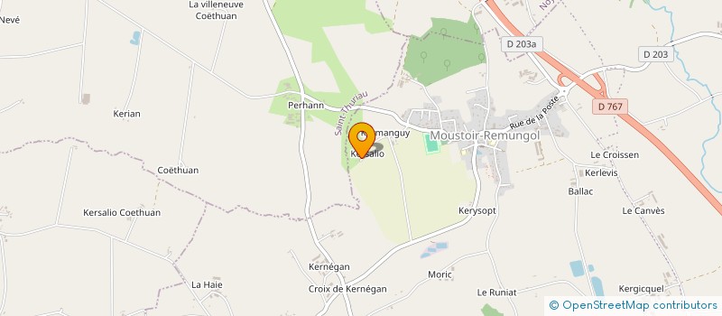 localisation de l'entreprise EARL COURTENANCE  MOREAC