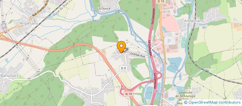 localisation de l'entreprise EARL COURTOT-DEMARCHE à BOTANS