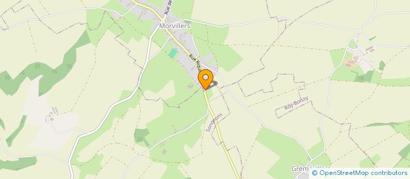 localisation de l'entreprise EARL COURTY  MORVILLERS