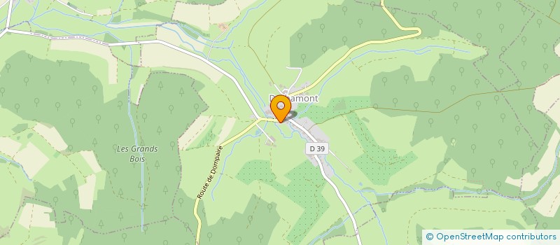 localisation de l'entreprise EARL COUSOT à DERBAMONT