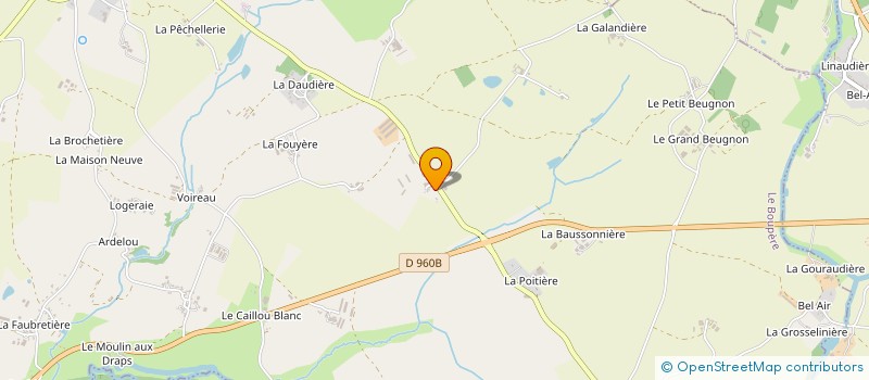 localisation de l'entreprise EARL COUSSEAU PHILIPPE à LE BOUPERE