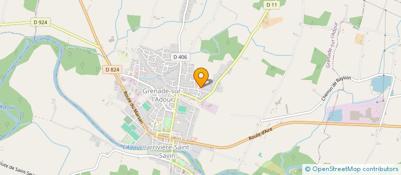 localisation de l'entreprise EARL COUSSERE à CAZERES SUR L'ADOUR
