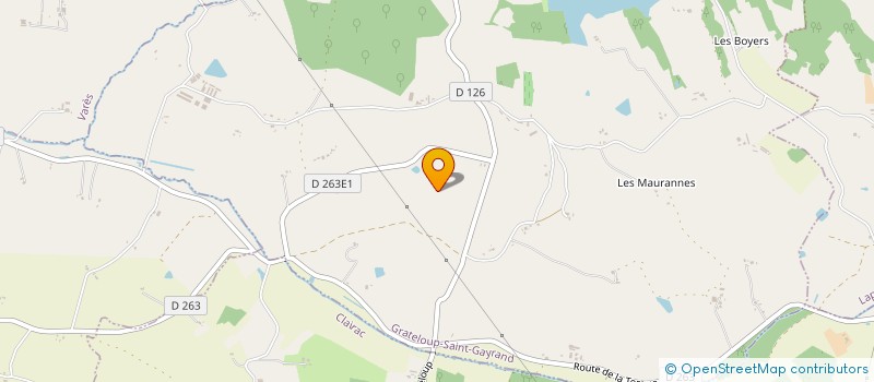 localisation de l'entreprise EARL COUTO à GRATELOUP-SAINT-GAYRAND