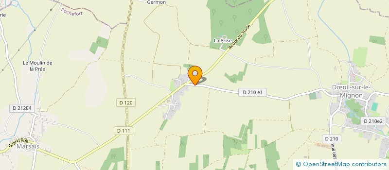 localisation de l'entreprise EARL COUTON THIERRY  DUIL-SUR-LE-MIGNON