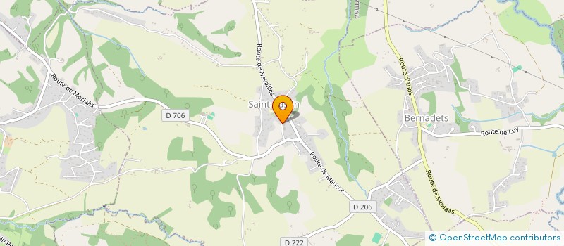 localisation de l'entreprise EARL COY-BROUZENA à SAINT-CASTIN