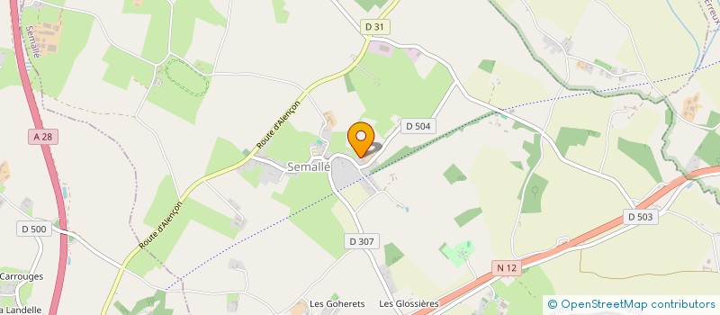 localisation de l'entreprise EARL CRABOS à SEMALLE