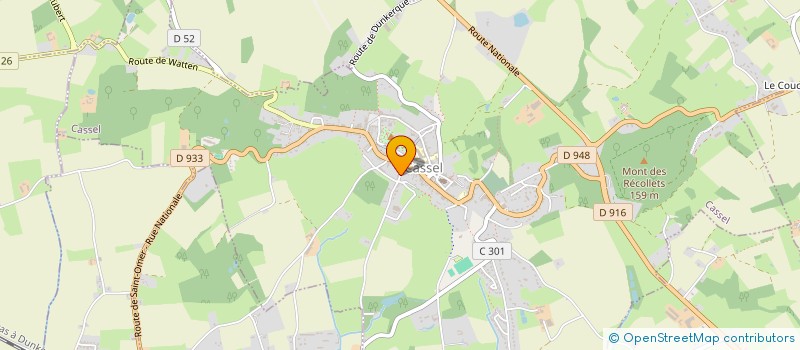 localisation de l'entreprise EARL CREPIN  OXELAERE