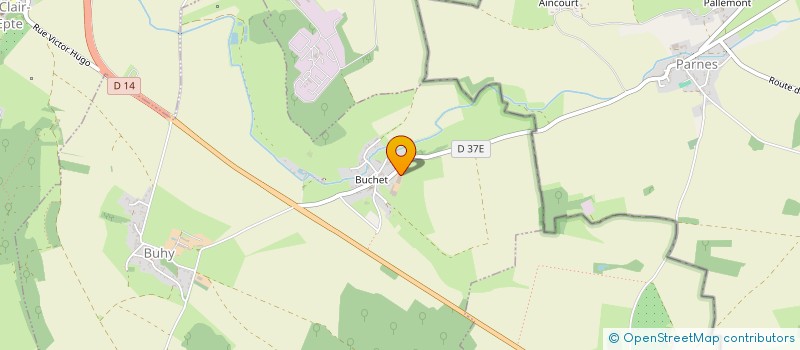 localisation de l'entreprise EARL CREVECOEUR à BUHY