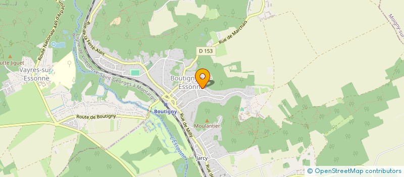 localisation de l'entreprise EARL CRIEL à BOUTIGNY-SUR-ESSONNE