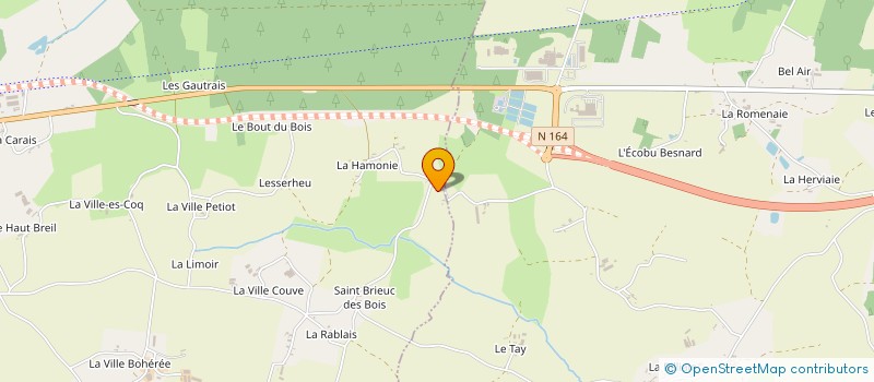 localisation de l'entreprise EARL CRILLAN à MERDRIGNAC
