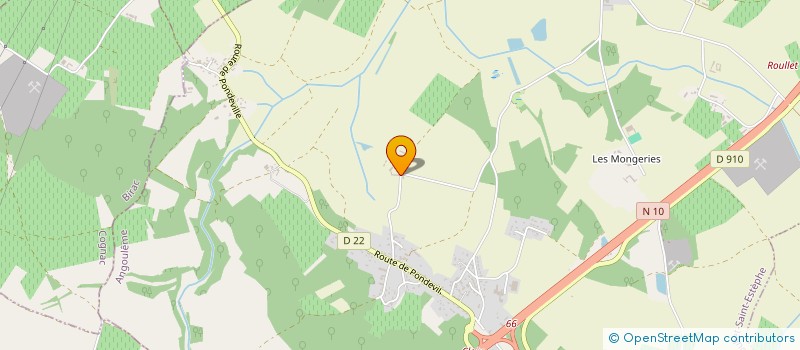 localisation de l'entreprise EARL CROISARD ET FILS  ROULLET-SAINT-ESTEPHE