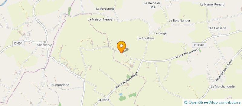 localisation de l'entreprise EARL CRUET  LANDELLES-ET-COUPIGNY