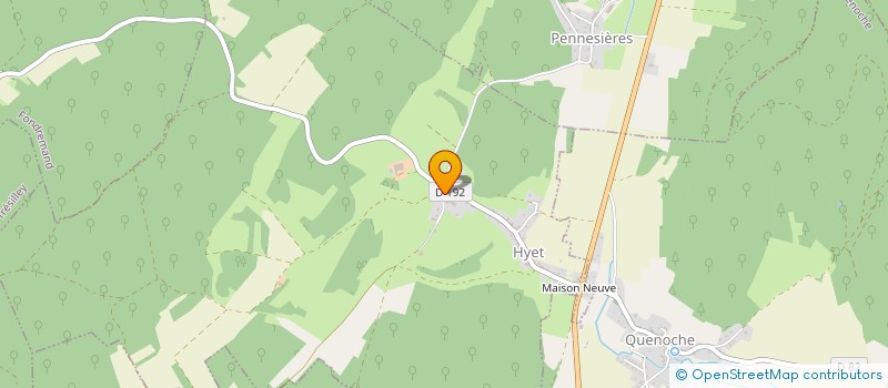 localisation de l'entreprise EARL CUISANCE  HYET