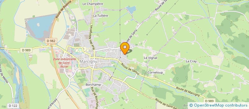 localisation de l'entreprise EARL CURTISSAUGE à ANZY-LE-DUC