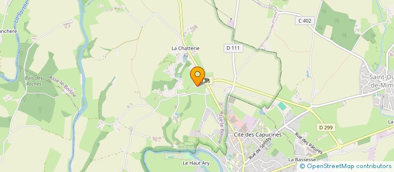 localisation de l'entreprise EARL CUSSON à ASSE-LE-BOISNE
