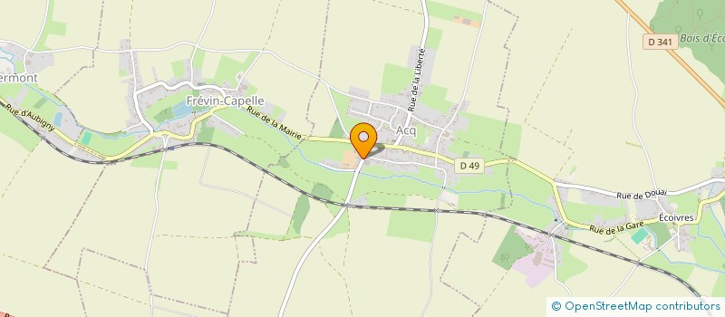 localisation de l'entreprise EARL CUVELLIER  ACQ