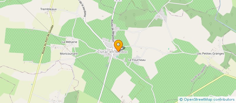 localisation de l'entreprise EARL CYRIL GILLET  BEGADAN