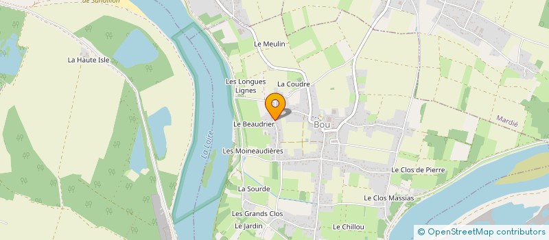 localisation de l'entreprise EARL D'ALBOEUF à BOU