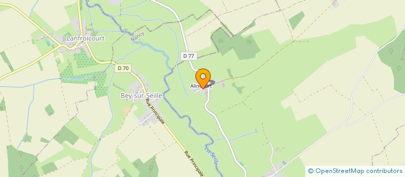 localisation de l'entreprise EARL D'ALINCOURT  BIONCOURT