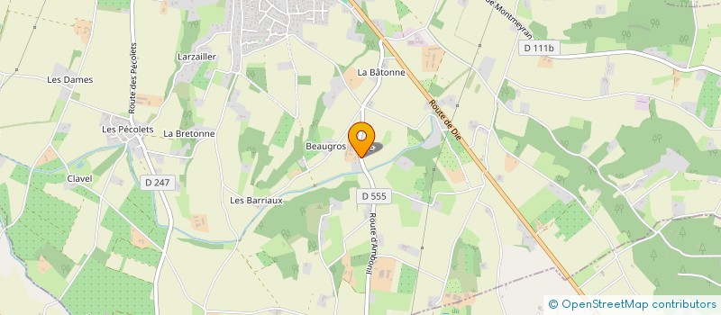 localisation de l'entreprise EARL D'ARCE à ETOILE-SUR-RHONE