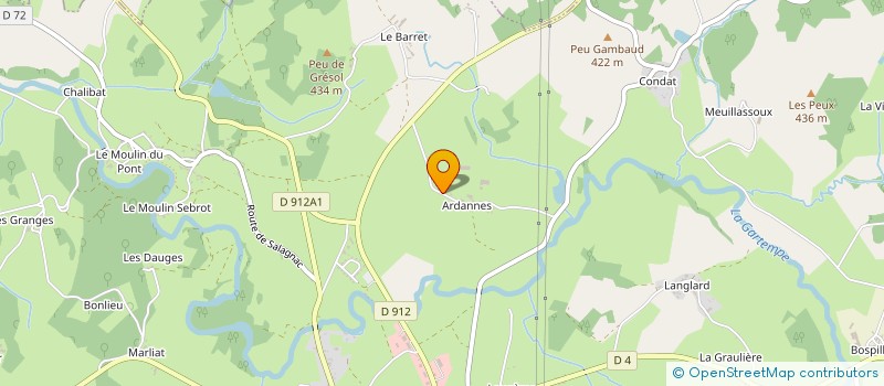 localisation de l'entreprise EARL D ARDANNES à LE GRAND-BOURG