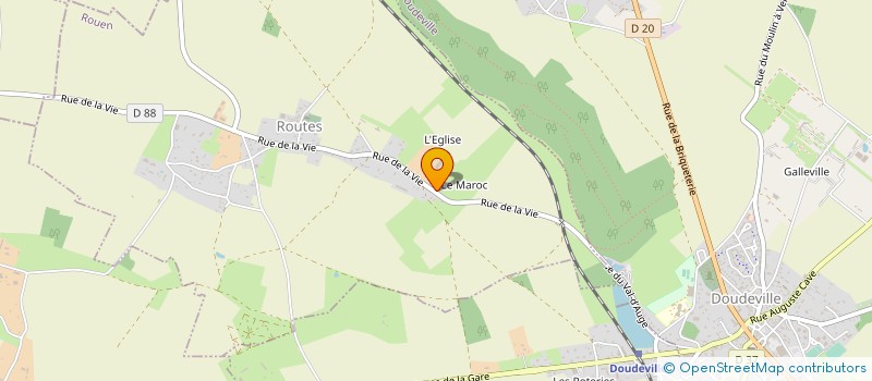 localisation de l'entreprise EARL D'ATTEMESNIL  ROUTES