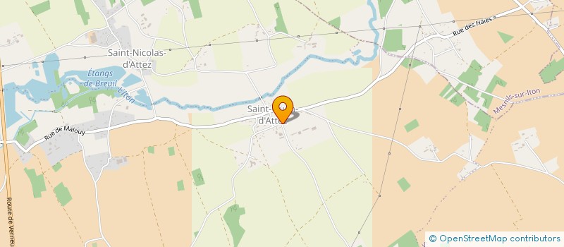 localisation de l'entreprise EARL D'ATTEZ  SAINTE-MARIE-D'ATTEZ