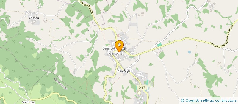 localisation de l'entreprise EARL D'AUTHUN à HUPARLAC