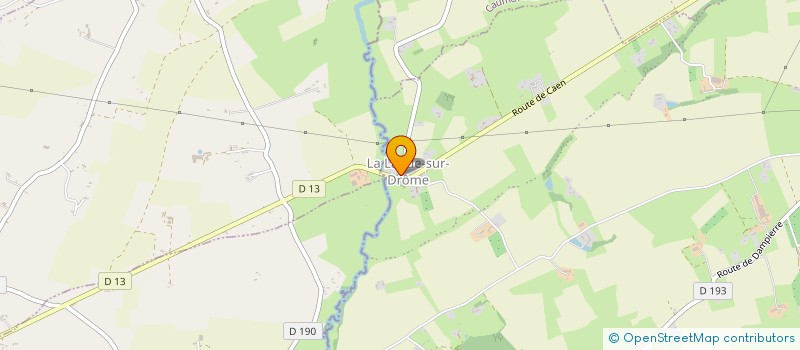 localisation de l'entreprise EARL D AUVRECY à CAUMONT-SUR-AURE