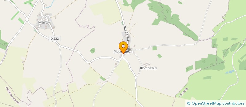 localisation de l'entreprise EARL D EFFACHE  BLOMBAY