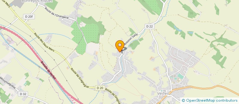 localisation de l'entreprise EARL D'EN MIRGOT  VERFEIL