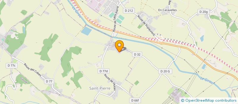 localisation de l'entreprise EARL D'EN OLIVIER  VERFEIL