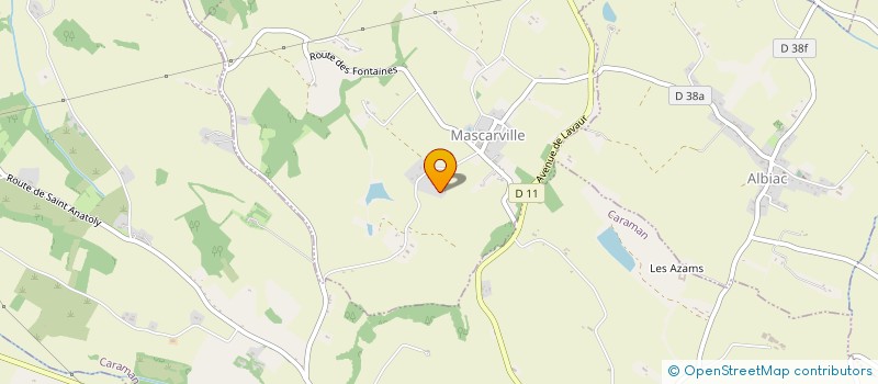 localisation de l'entreprise EARL D'EN PECOUL  CAMBIAC