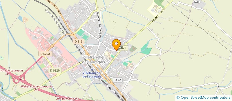 localisation de l'entreprise EARL D'EN RIQUET à VILLEFRANCHE-DE-LAURAGAIS