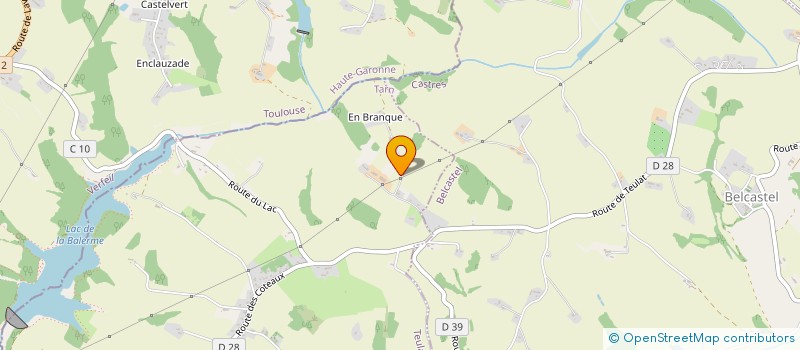 localisation de l'entreprise EARL D EN VIGNE  TEULAT