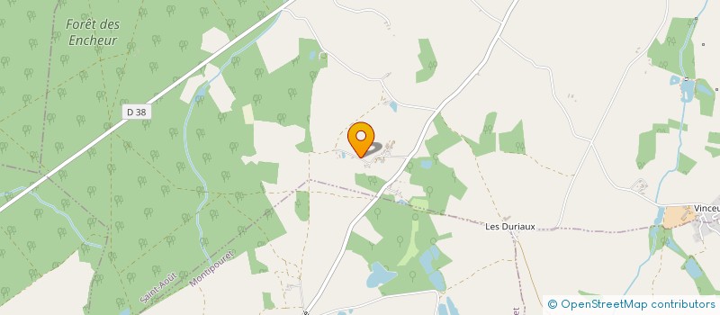 localisation de l'entreprise EARL D'ENCHEUR à SAINT-AOUT