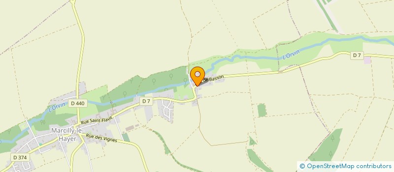 localisation de l'entreprise EARL D'EPPING à MARCILLY-LE-HAYER