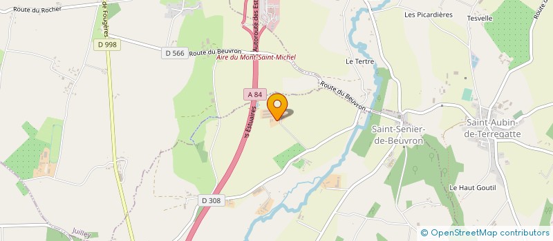 localisation de l'entreprise EARL D'HAMBES  SAINT-SENIER-DE-BEUVRON