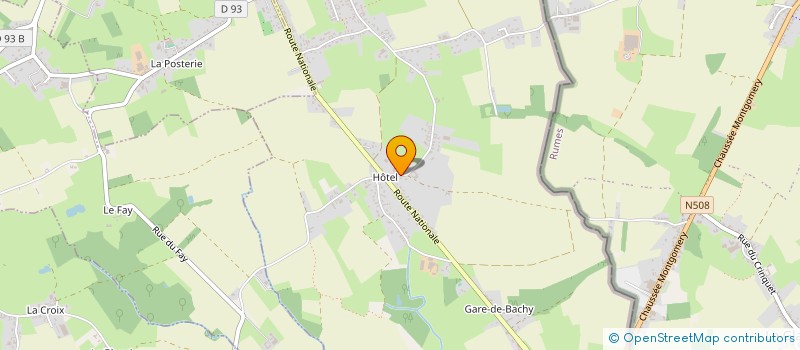 localisation de l'entreprise EARL D'HOTEL  BACHY