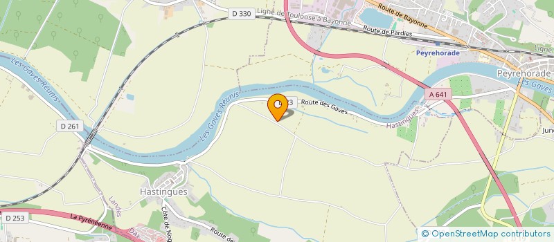 localisation de l'entreprise EARL D'ILOT  HASTINGUES