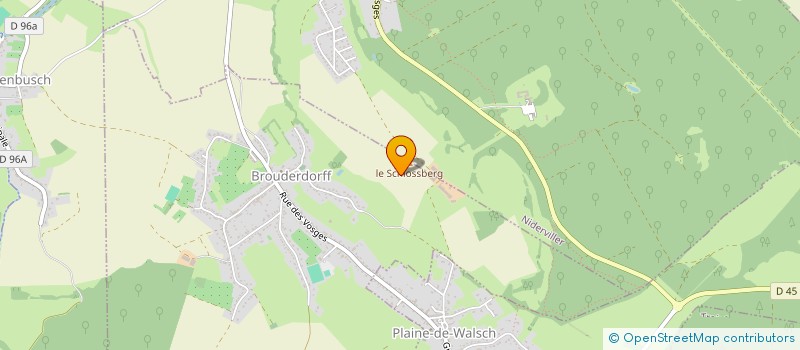 localisation de l'entreprise EARL D'OBERVILLER à BROUDERDORFF