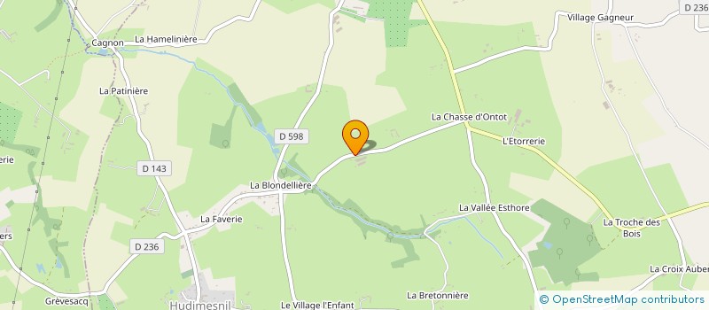 localisation de l'entreprise EARL D'ONVAL à HUDIMESNIL